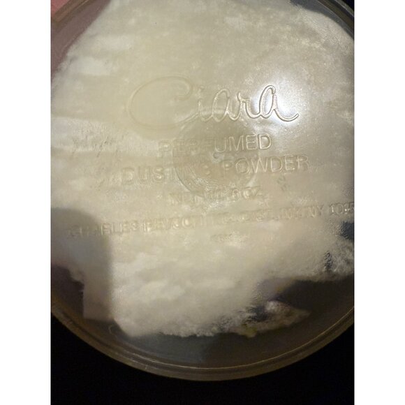 Vintage Empty Ciara Perfumed Dusting Powder Container Trinket Box Art Nouveau - Picture 7 of 7